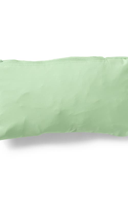 Lands' End Squall Packable Waterproof Raincoat In Icy Mint Green