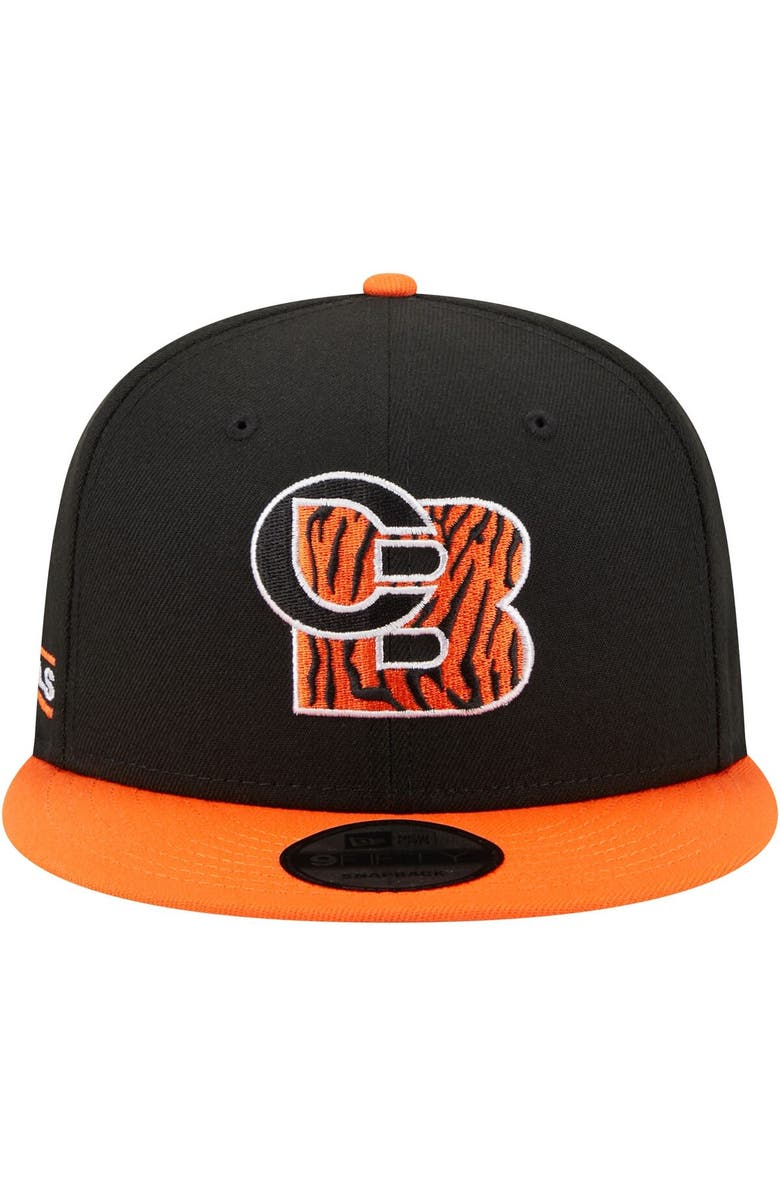 New Era Men's New Era Black/Orange Cincinnati Bengals City Originals 9FIFTY Snapback Hat, Alternate, color, 