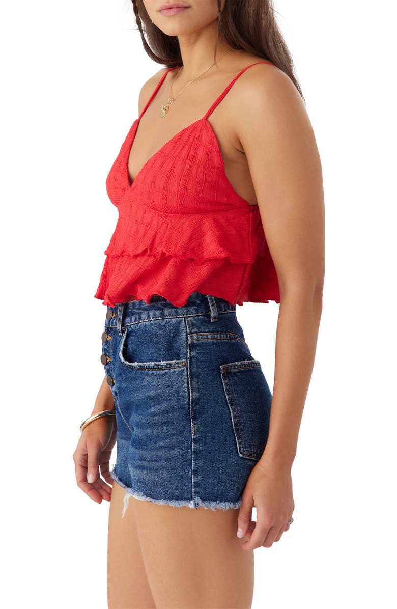 O'Neill Chloey Tiered Crop Camisole, Alternate, color, 