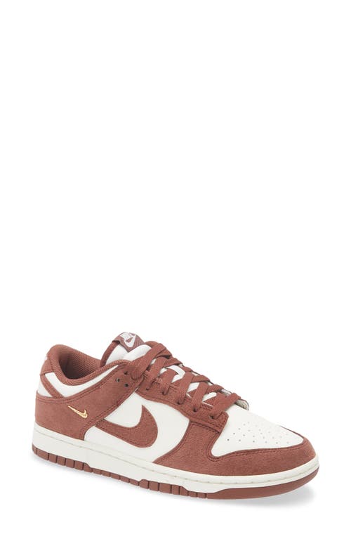 Nike Dunk Low Basketball Sneaker In Brown