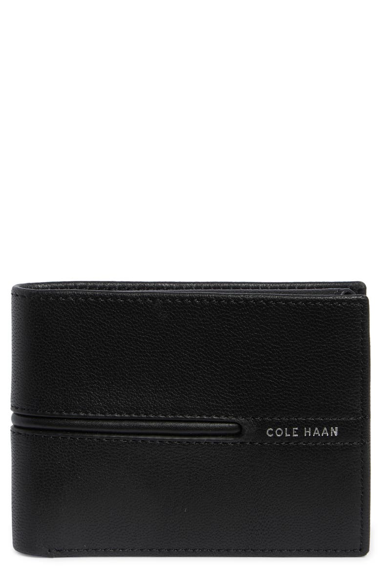 Cole Haan Broome Passcase Wallet, Main, color, Black