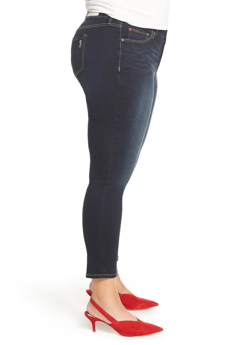 High Waist Ankle Skinny Jeans, Alternate, color, SUMMER WAS