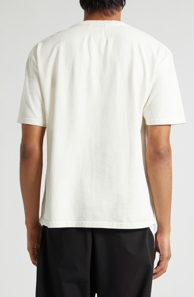 Rhude USA Sailing Icon T-Shirt, Alternate, color, Vintage White/ Black
