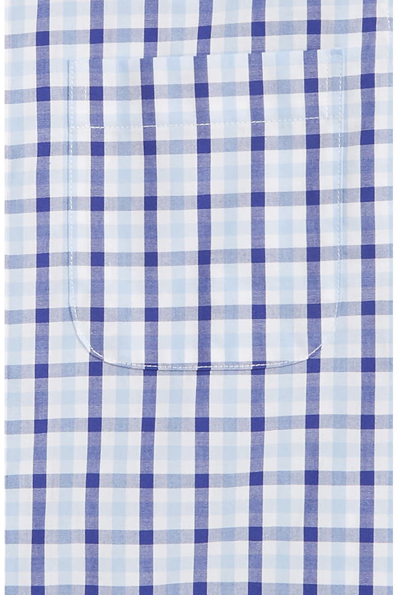 Check Dress Shirt, Alternate, color, BLUE CLEMATIS- BLUE GINGHAM