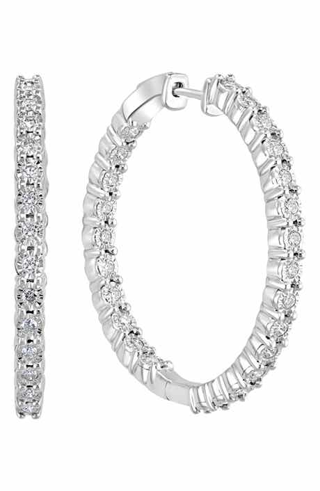 EFFY Diamond Hoop Earrings