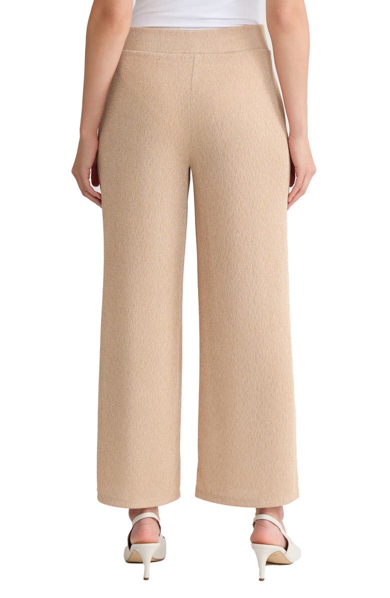 KASPER Wide Leg Ankle Pants, Alternate, color, Soft Sand