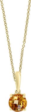 EFFY 14K Yellow Gold Citrine Necklace