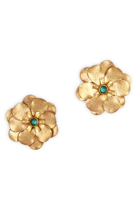 Jemena Flower Stud Earrings