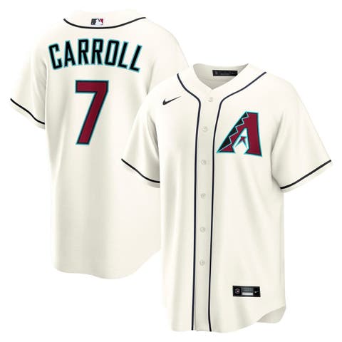 Men's Nike Corbin Carroll Cream Arizona Diamondbacks Home Replica 2.0 Player Jersey