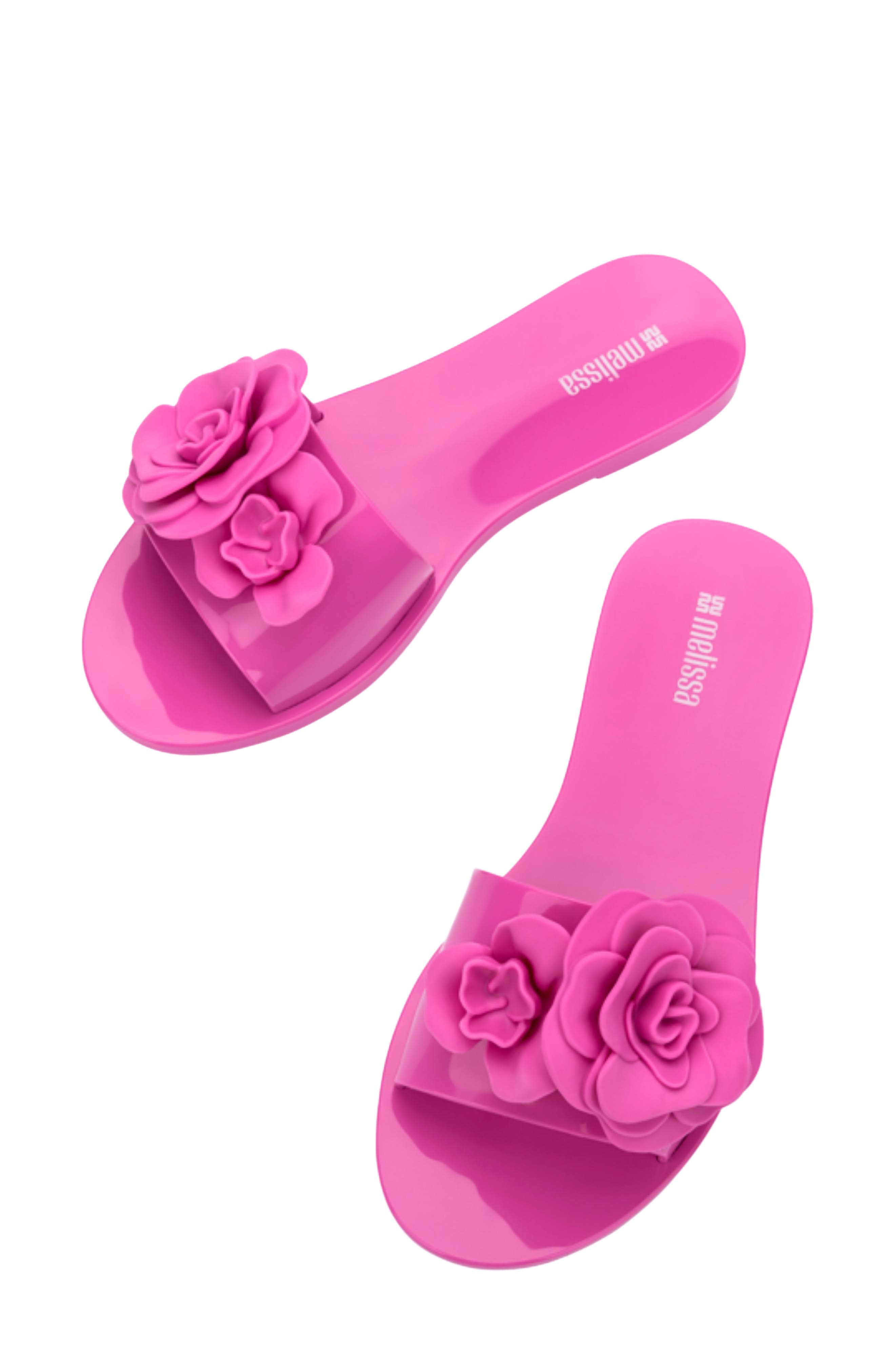 Babe Petals Slide Sandal, Alternate, color, LILAC