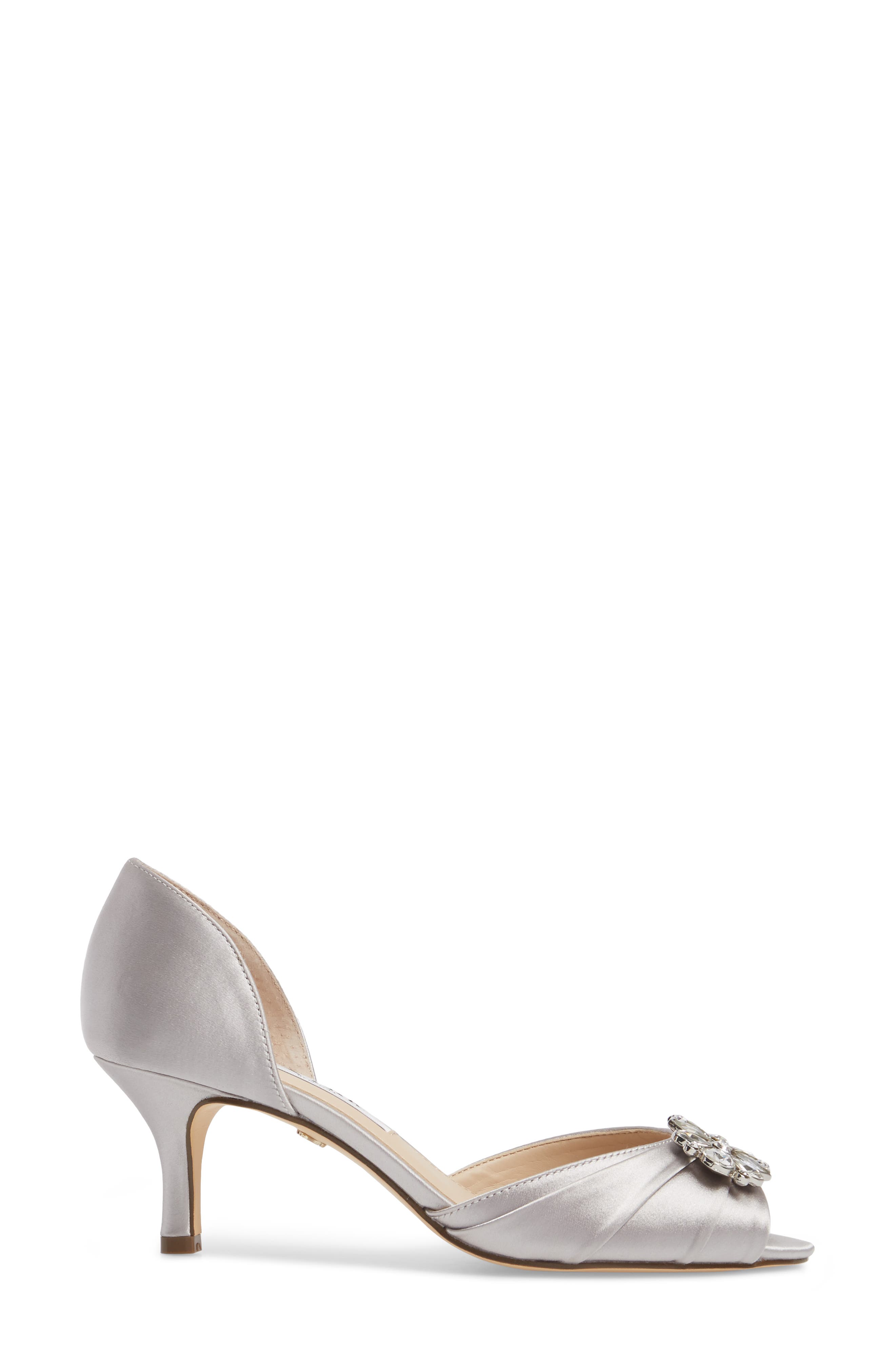 Nina Charisa Open Toe Pump, Alternate, color, 