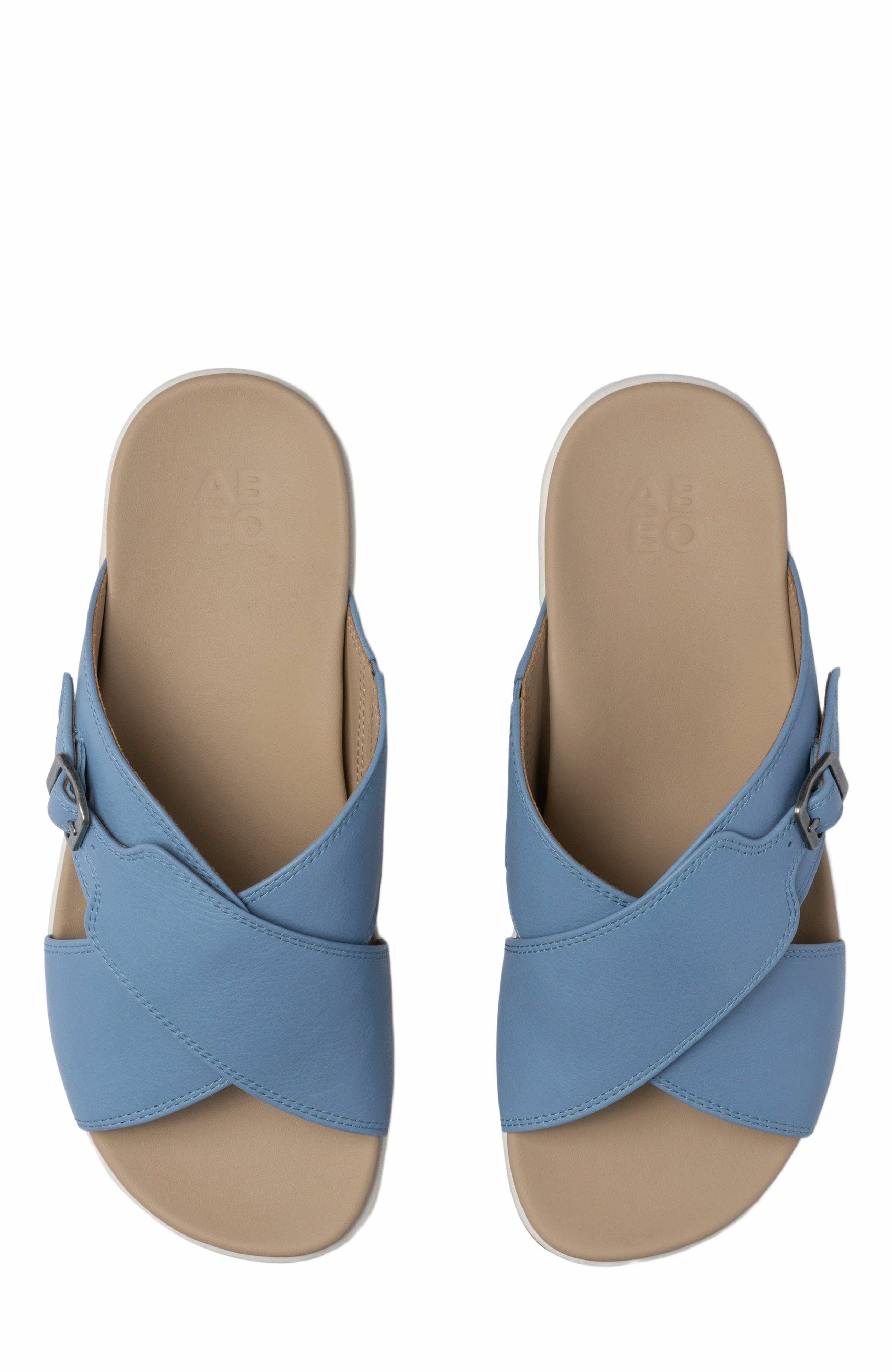 Solstice Cross Slide, Alternate, color, Denim - Regular