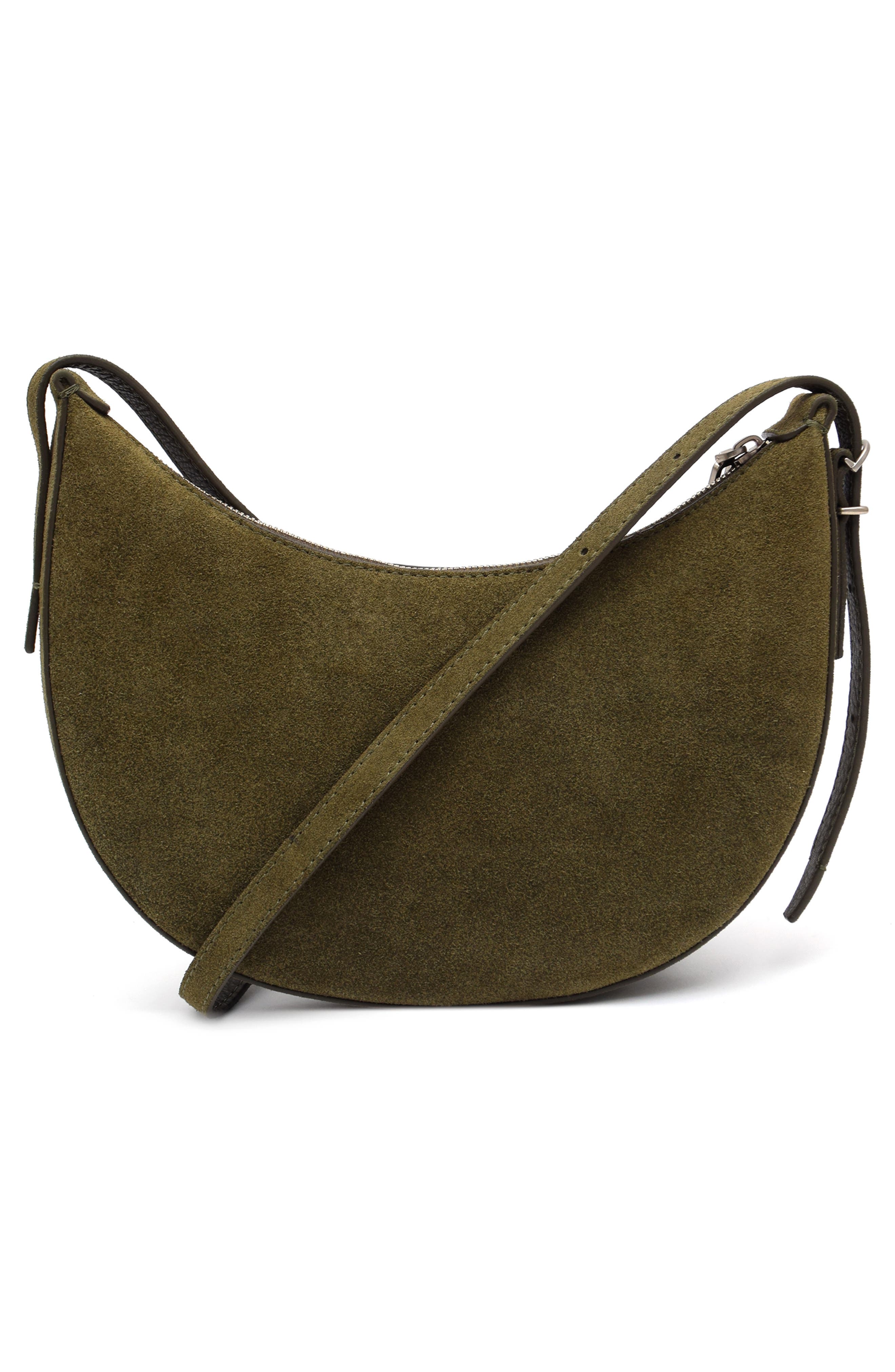 New Amsterdam Leatherworks Silas Crossbody Bag, Alternate, color, Olive