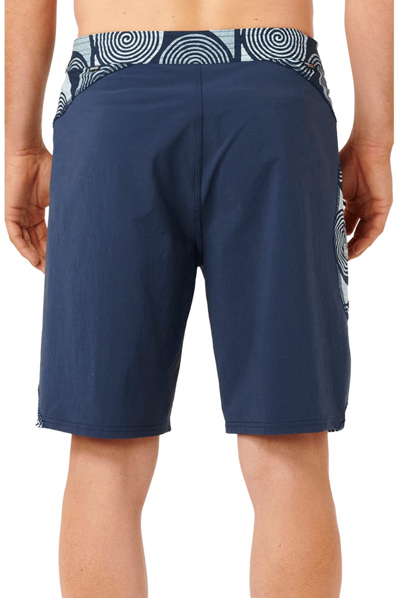 Mirage Search Board Shorts, Alternate, color, NAVY/ BLUE
