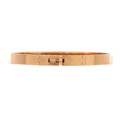 Kelly Bracelet 18K Rose Gold with 4 Diamonds Small