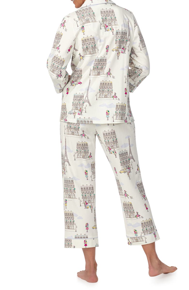 BedHead Pajamas Print Jersey Crop Pajamas, Alternate, color, 