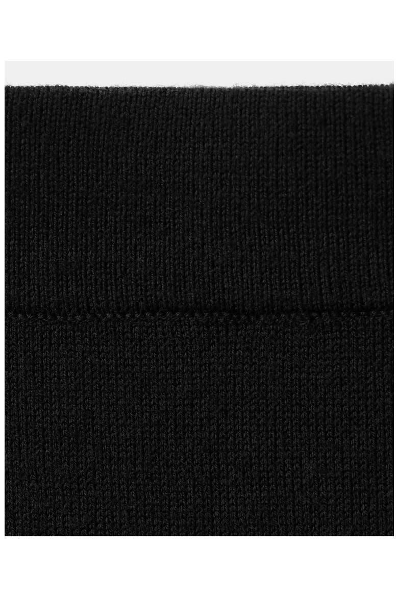 Knotted Knit Midi Skirt, Alternate, color, BLACK