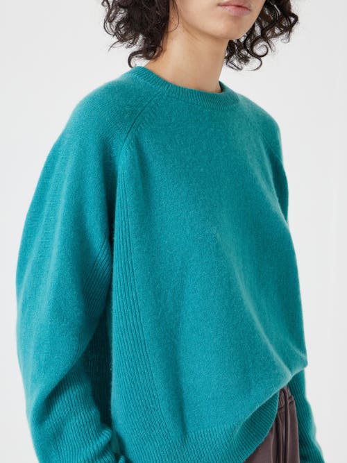 Hush Jasmine Cashmere Rib Detail Sweater In Green