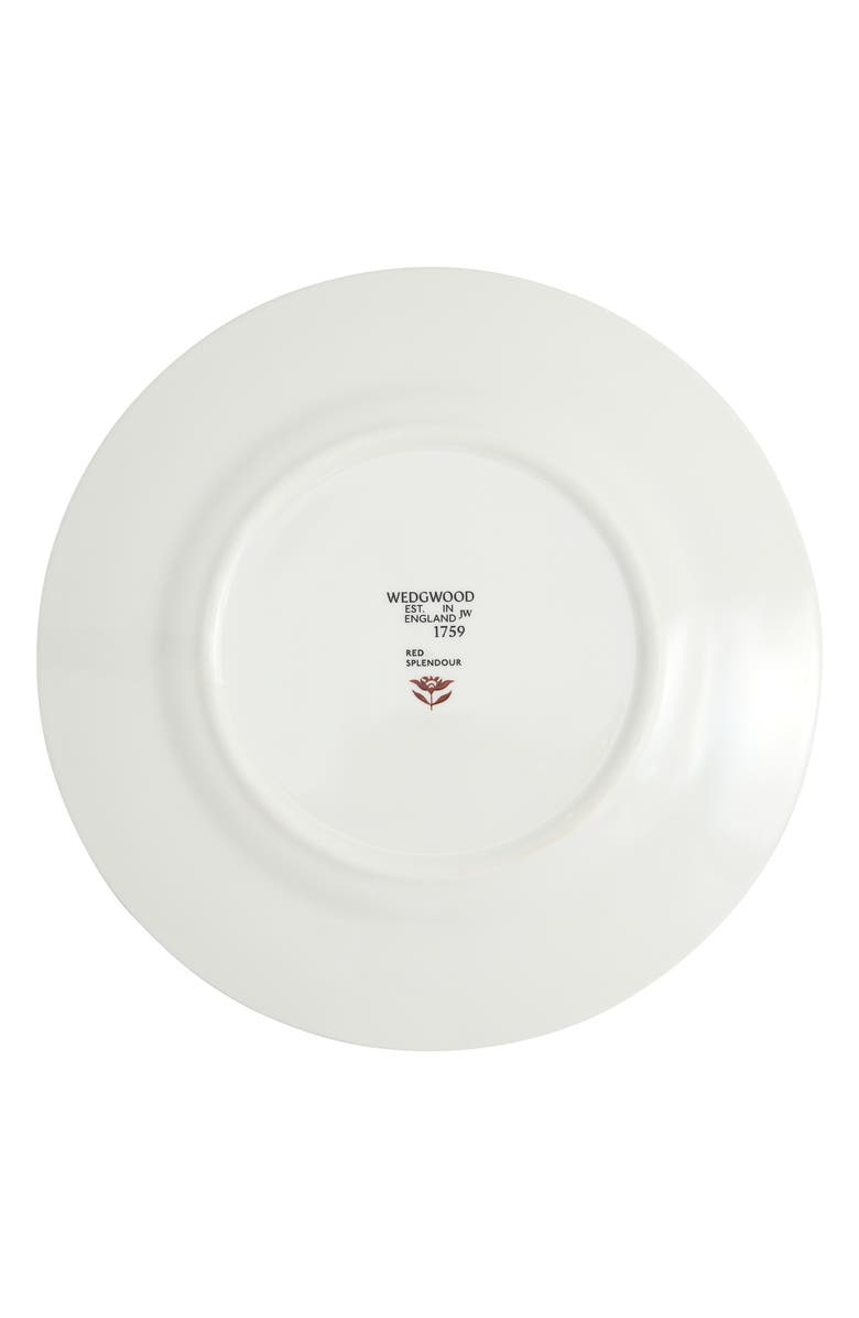 Wedgwood Red Splendor 22K Gold Accent Bone China Side Plate, Alternate, color, Multi