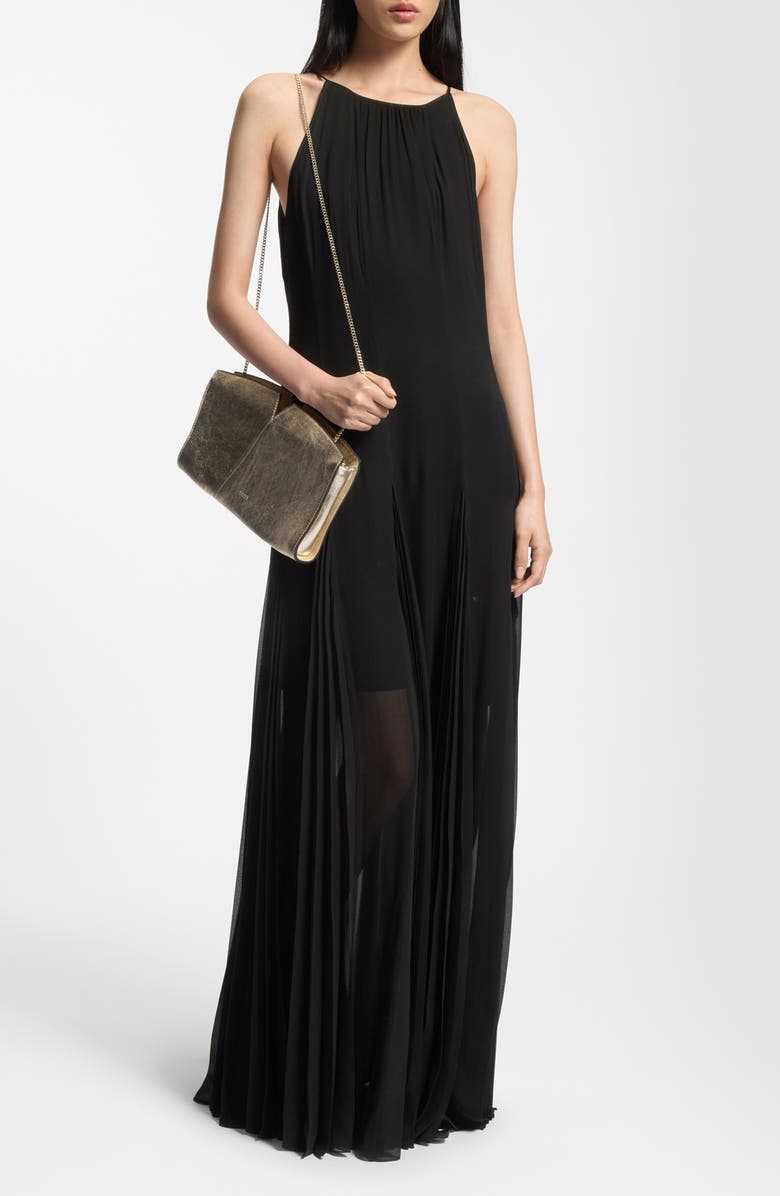 BOSS Davora Maxi Dress, Main, color, Black