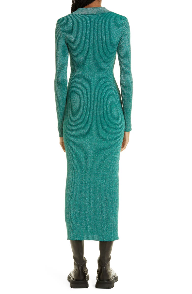 Simon Miller Choi Ribbed Long Sleeve Sweater Dress, Alternate, color,