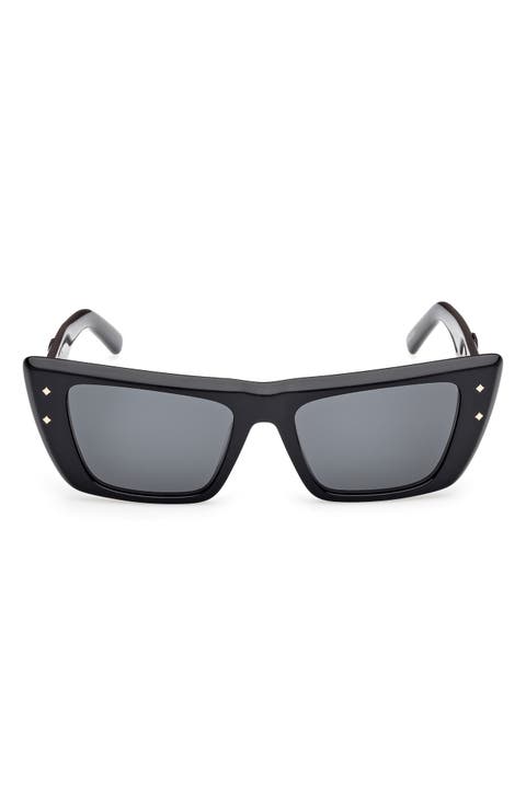52mm Cat Eye Sunglasses