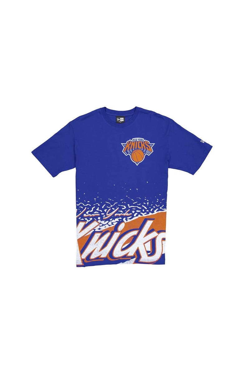 New Era Men's New Era Blue New York Knicks Sport Classic T-Shirt, Alternate, color, Blue