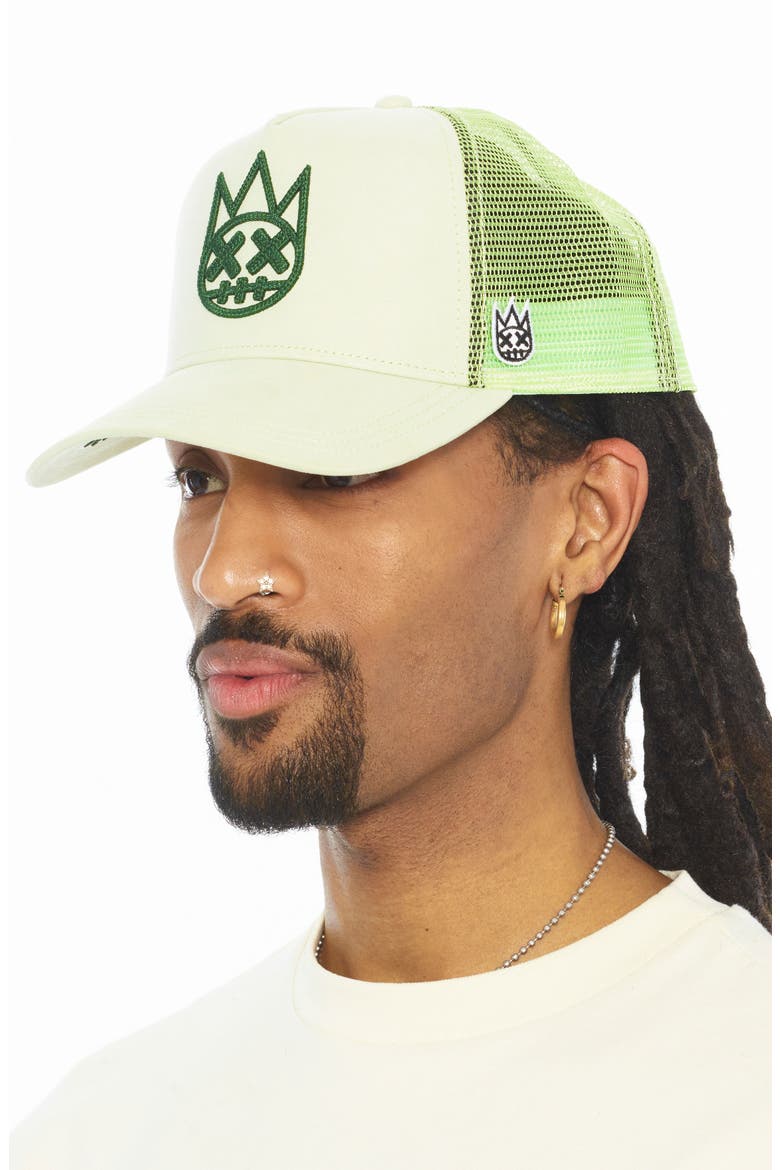 Logo Mesh Back Trucker Hat, Alternate, color, SEAFOAM