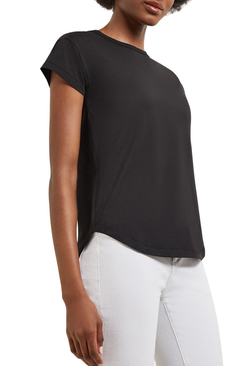 Classic Crewneck T-Shirt, Alternate, color, BLACK