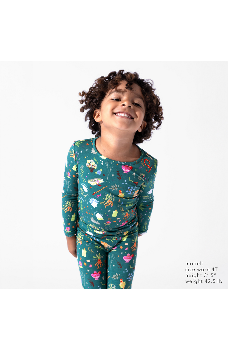 Bellabu Bear Kids' Mandrakes Potions & Herbs Set of 2 Piece Pajamas, Alternate, color, Mandrakes Potions & Herbs