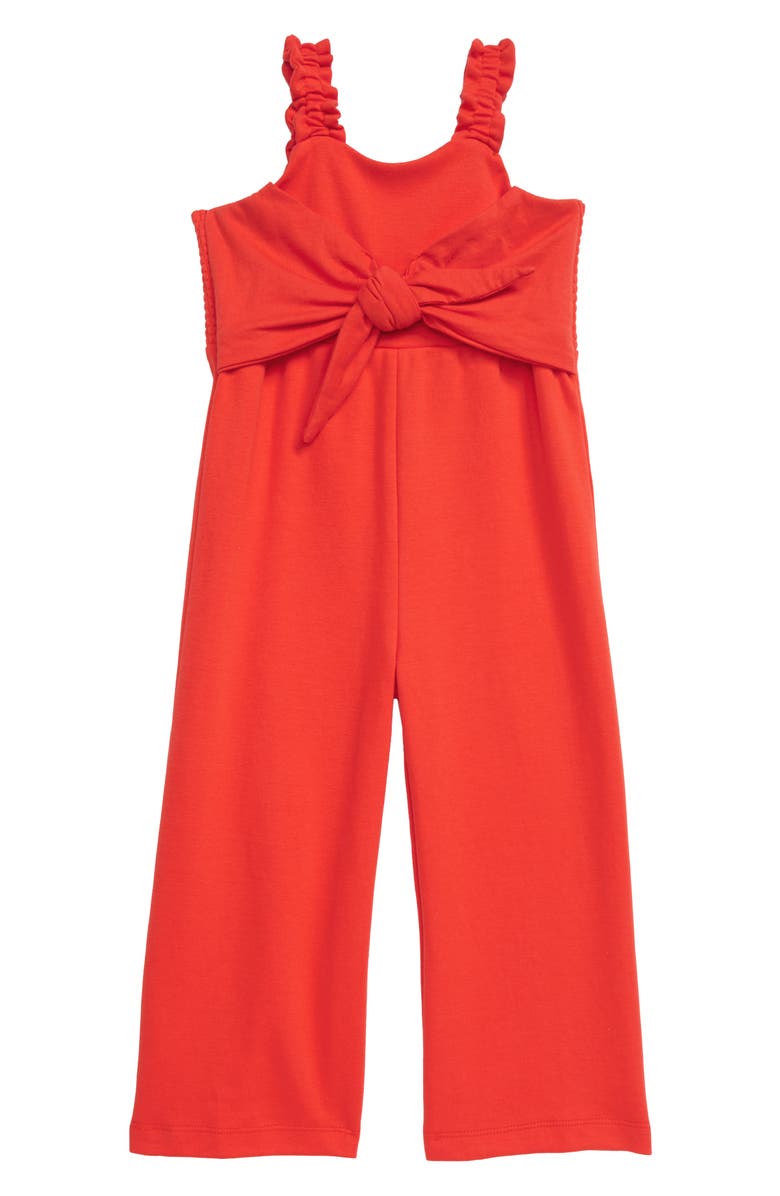 Habitual Girl Tie Front Jumpsuit, Main, color, 