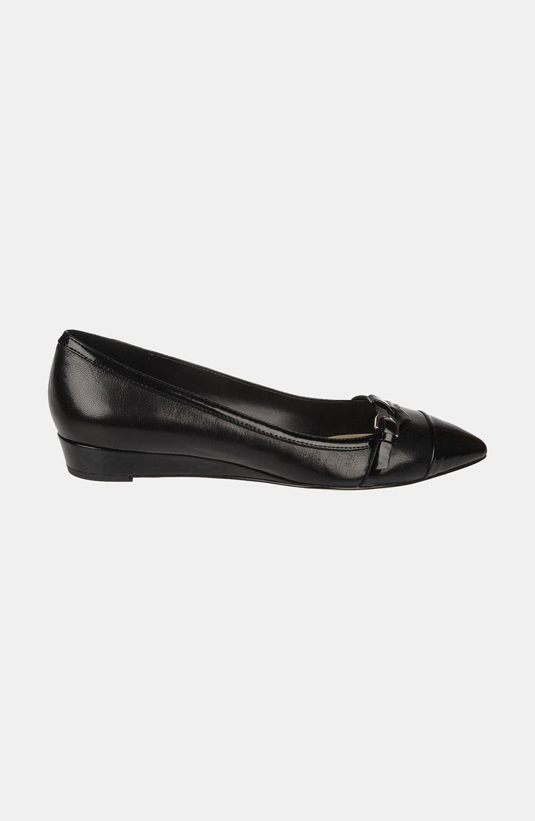 'Huron' Flat, Alternate, color, BLACK