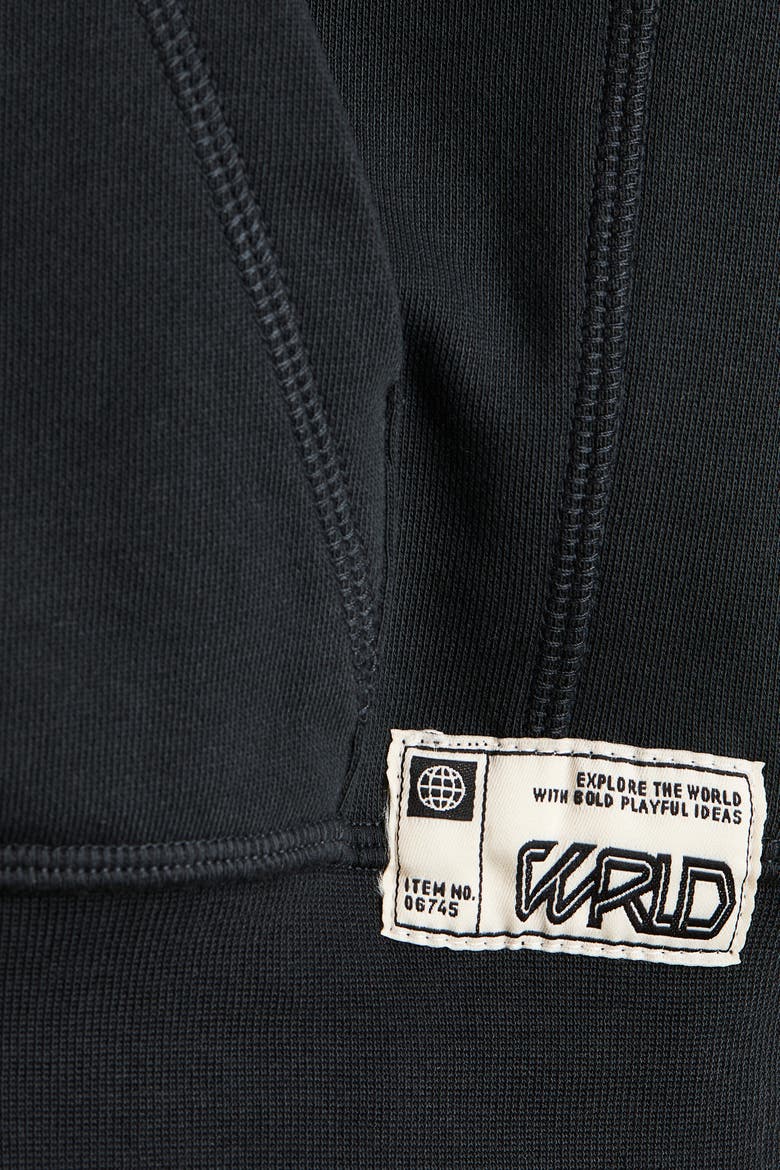 Loose-fit Hoodie, Alternate, color, Black