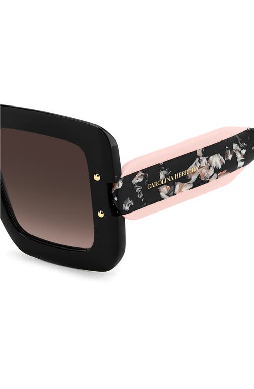 Carolina Herrera 50mm Square Sunglasses In Black