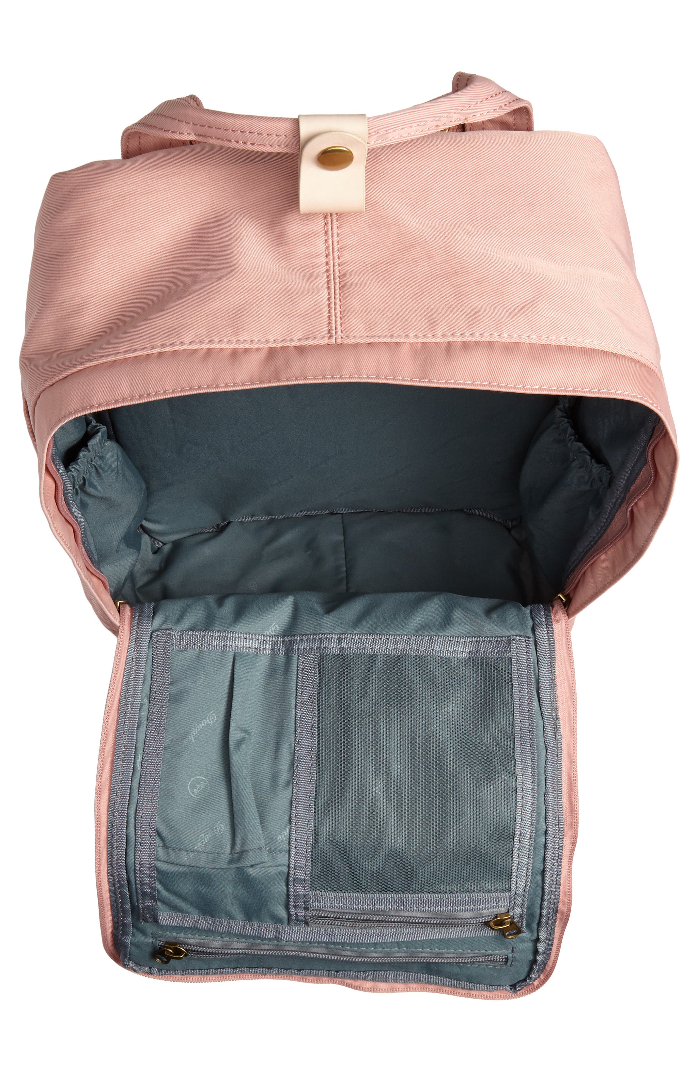 Macaroon Water Resistant Backpack, Alternate, color, ROSE