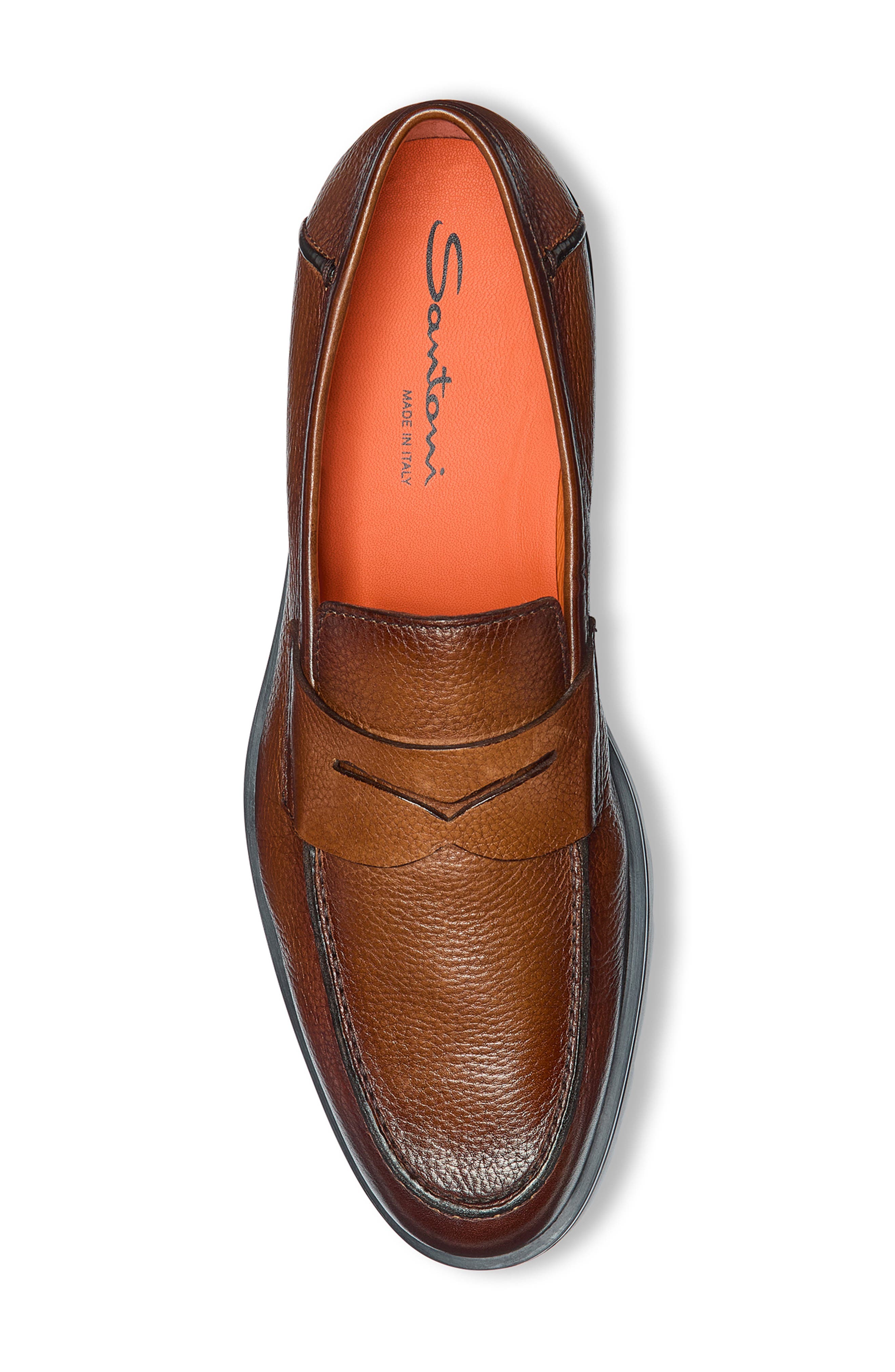 Rock Penny Loafer, Alternate, color, DARK BROWN