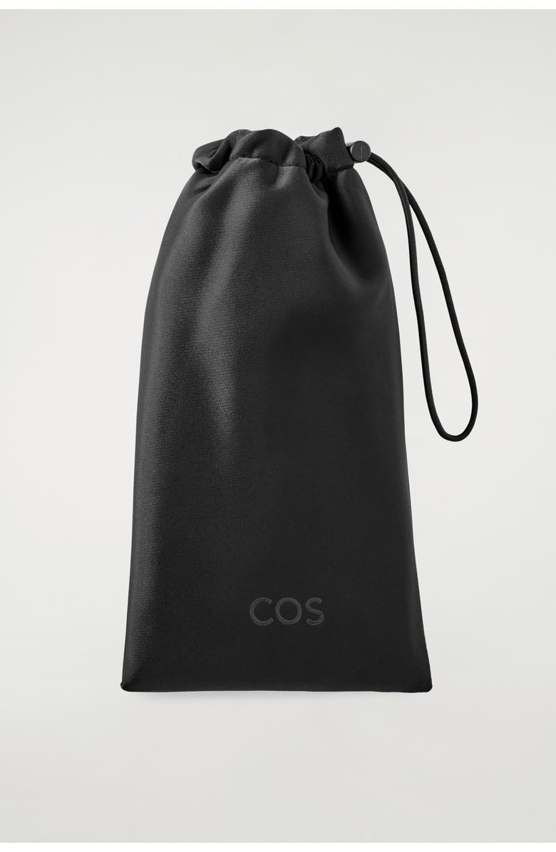 COS Rectangular Sunglasses, Alternate, color, Black