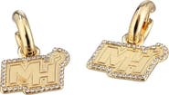 BaubleBar Miami Heat Huggie Earrings