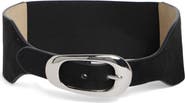 Steve Madden Faux Suede Stretch Belt