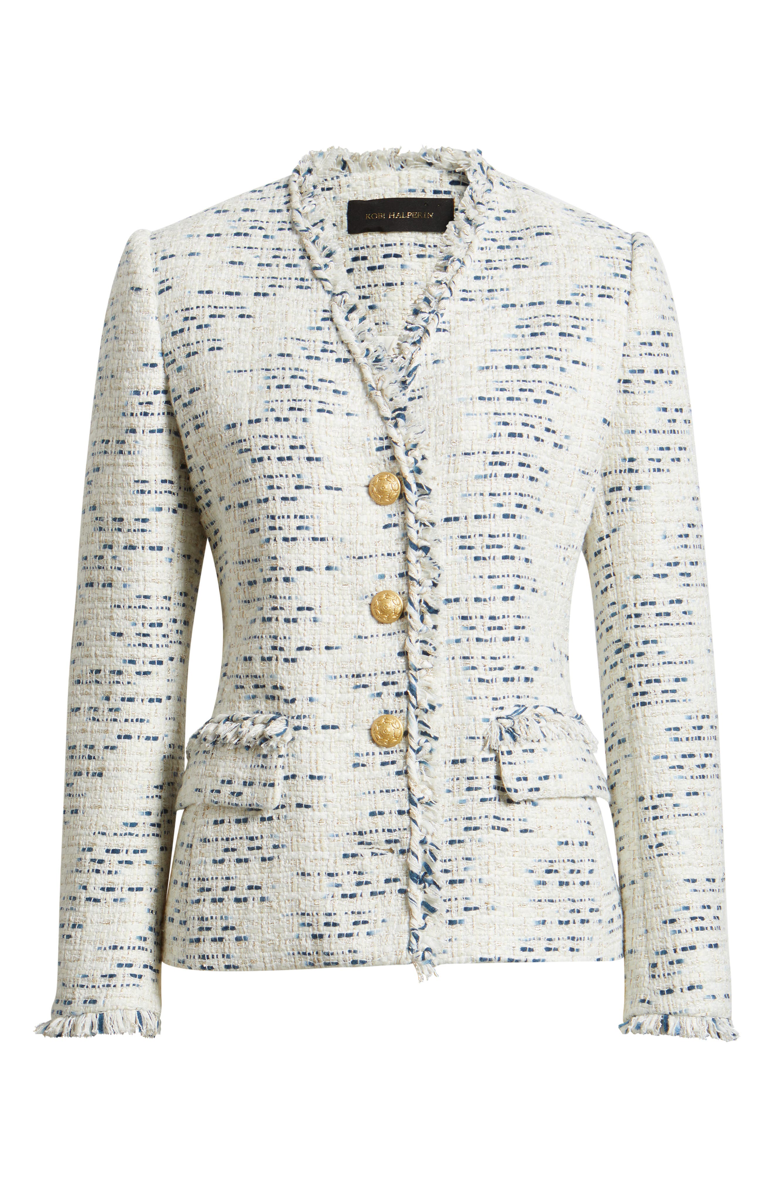 Sapphire Tweed Jacket (Women) | Nordstrom