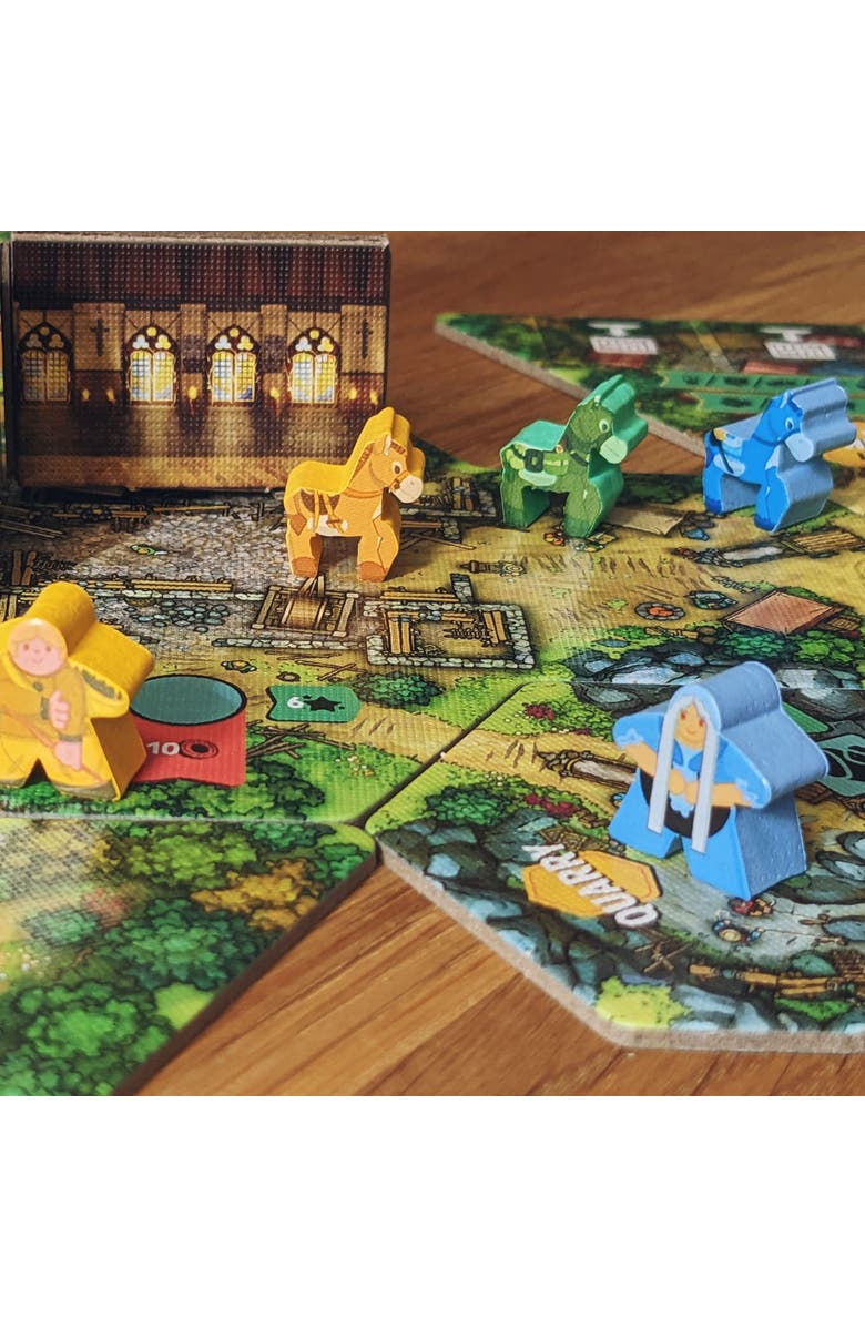 Mighty Boards Hamlet, Village Building Game, Alternate, color, Multicolored