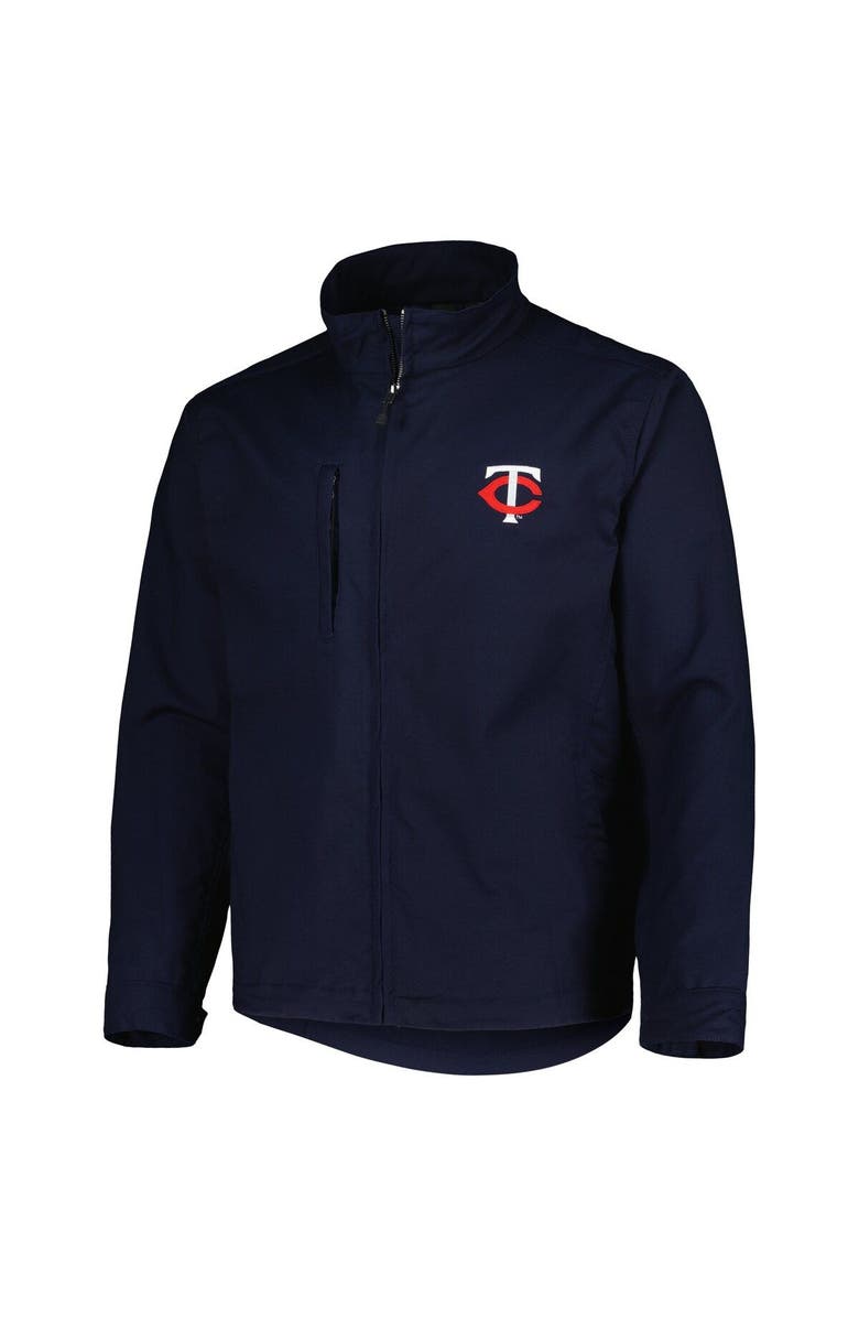DUNBROOKE Men's Dunbrooke Navy Minnesota Twins Journey Tri-Blend Full-Zip Jacket, Alternate, color, Navy