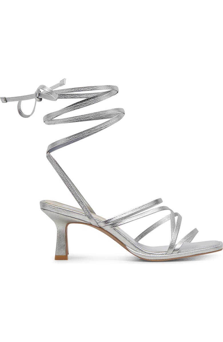 Dolce Vita Malabo Ankle Wrap Sandal, Alternate, color, Silver