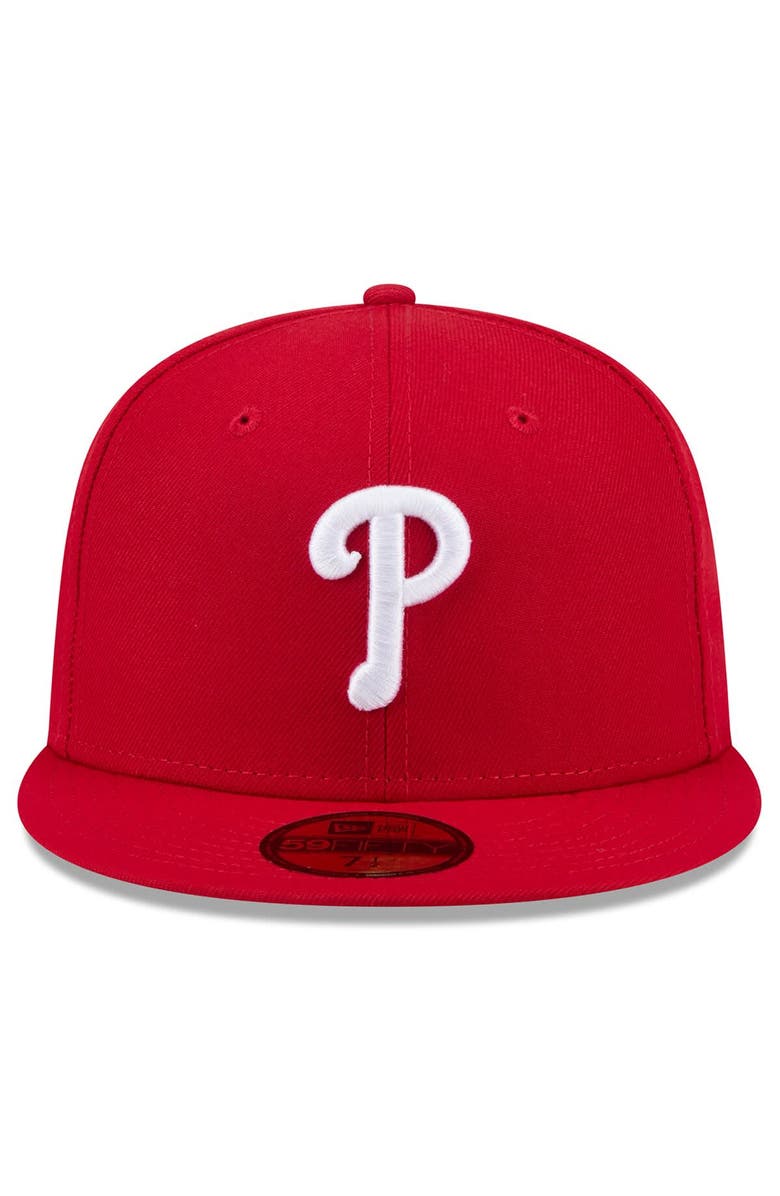 New Era Men's New Era Red Philadelphia Phillies 2025 Jackie Robinson Day 59FIFTY Fitted Hat, Alternate, color, Red