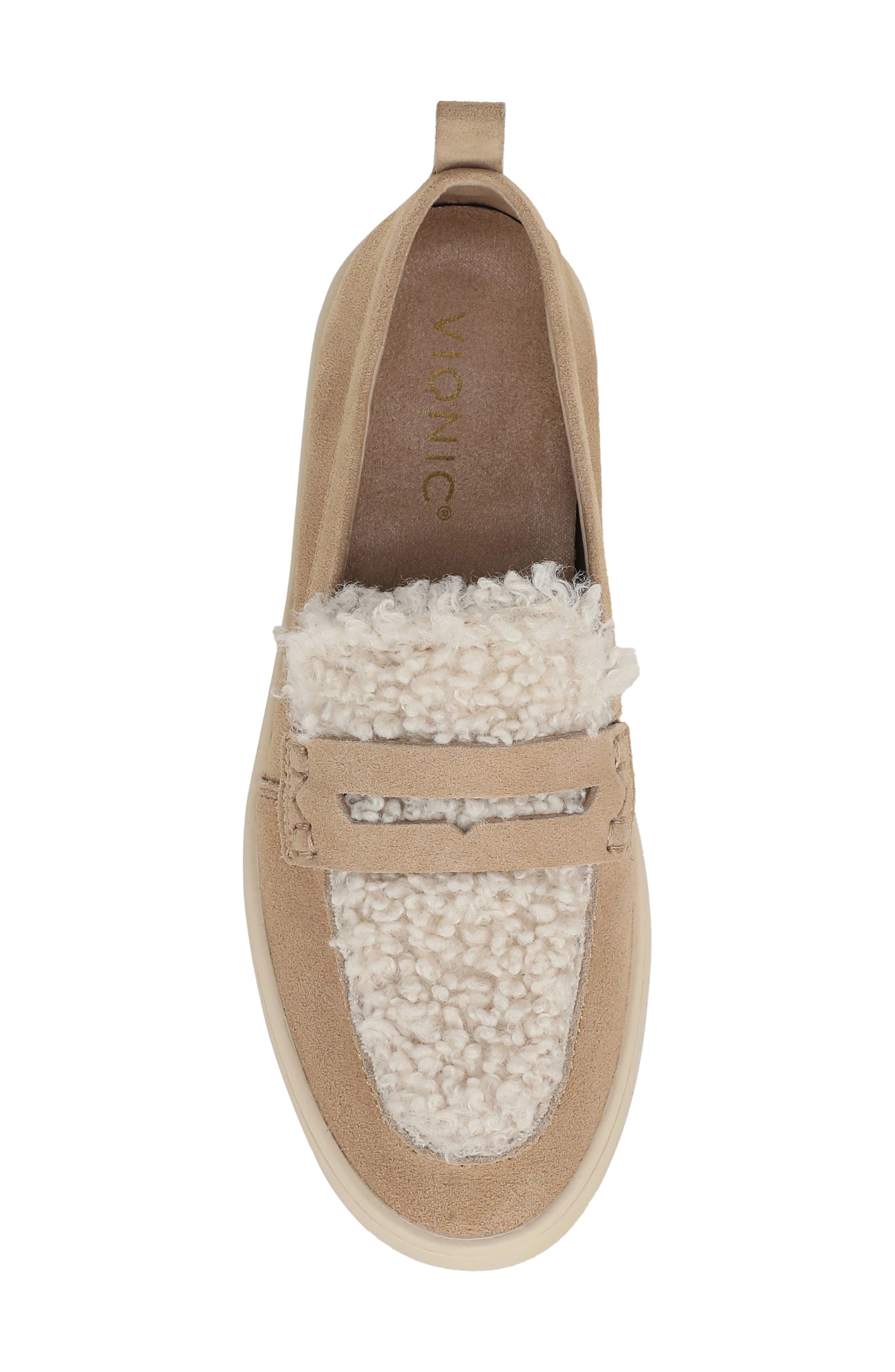 Uptown Cozy Faux Shearling Loafer, Alternate, color, ICED COFFEE MULTI