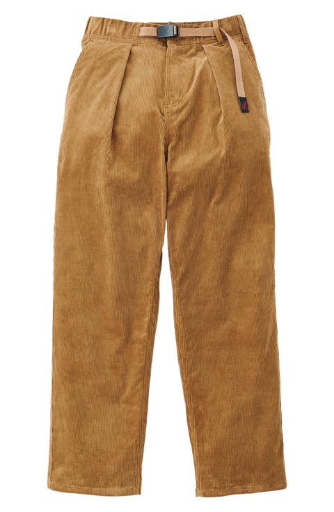 Corduroy Pleated Pants