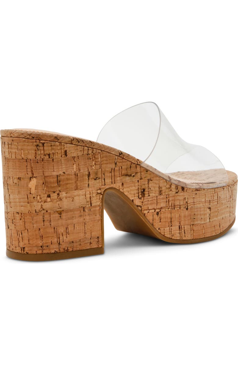 Steve Madden Trippy Platform Sandal, Alternate, color, Clear