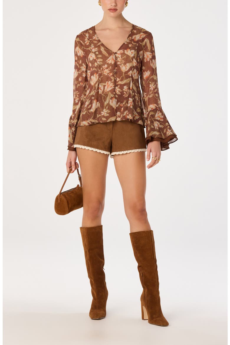 Emmet Top, Alternate, color, BROWN FLORAL