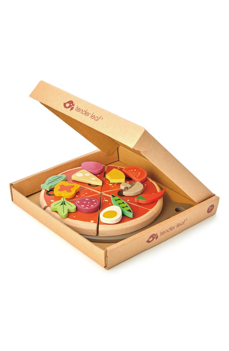 Tender Leaf Toys Pizza Party Set, Main, color, Multi
