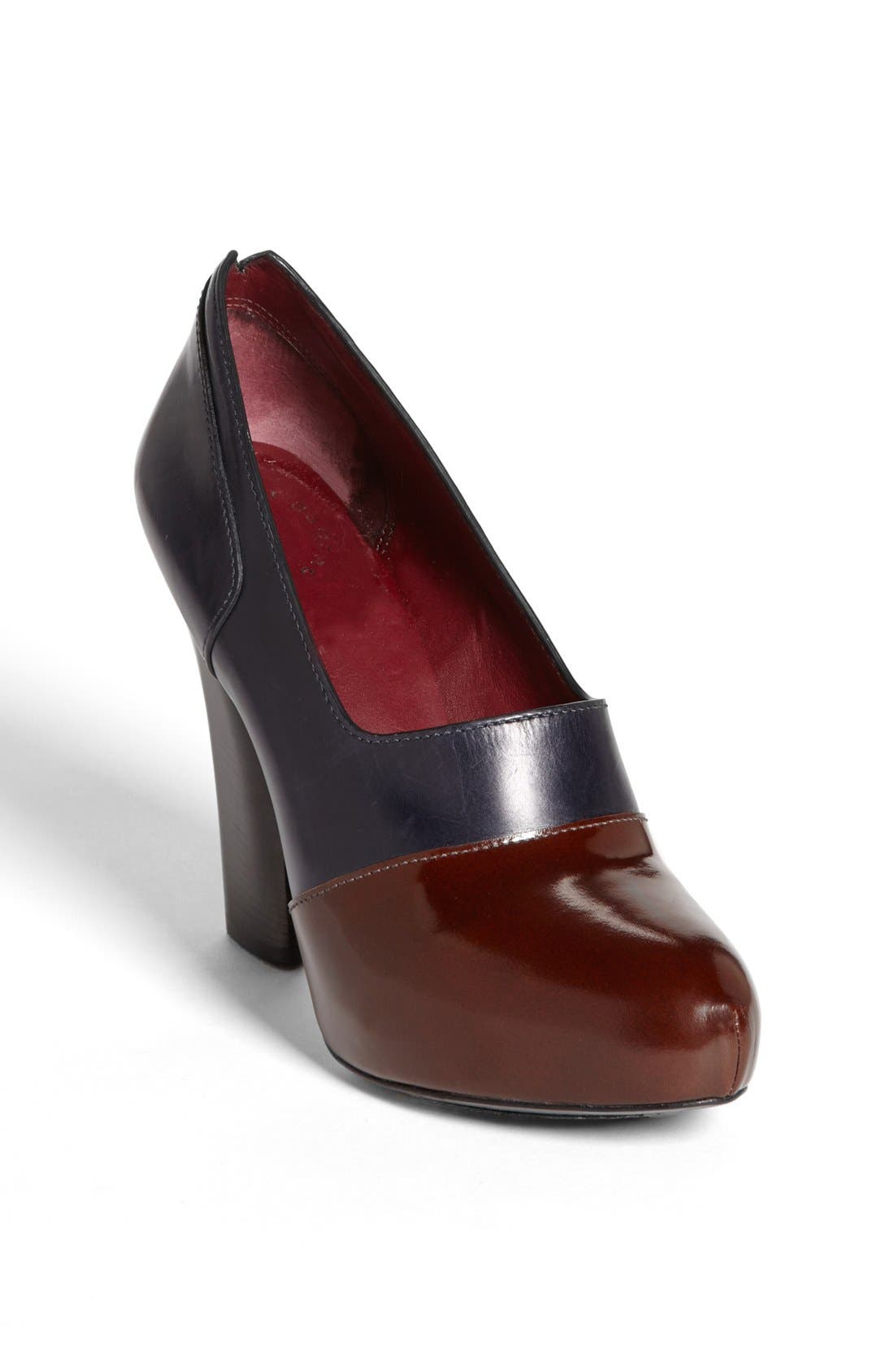 MARC BY MARC JACOBS 'Ultra High' Pump, Main, color, COGNAC/ NAVY